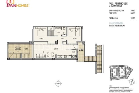 Lägenhet till salu i Cartagena, Murcia, Spanien 3 sovrum, 100 kvm. Nr. 52357 - foto 26