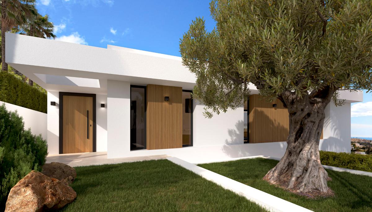 Villa i Calpe, Alicante, Spanien 3 sovrum, 176 kvm. Nr. 100761