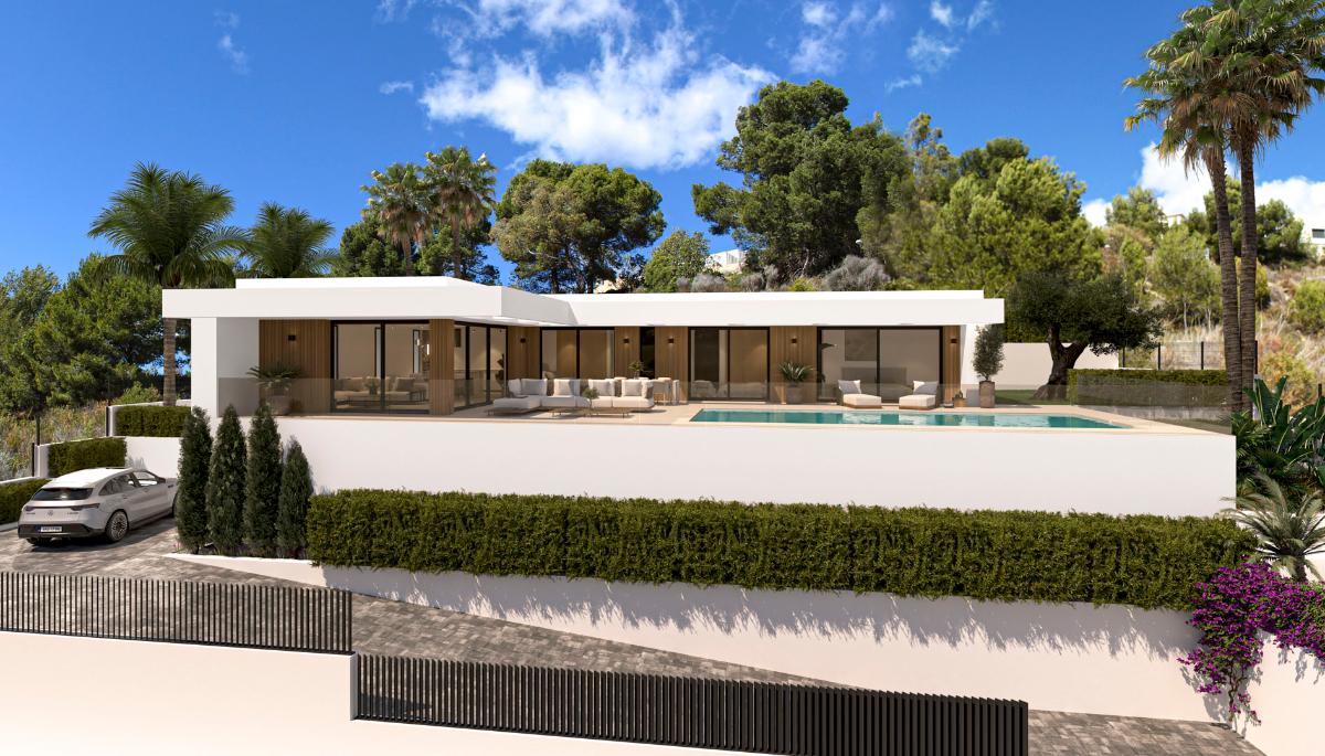 Villa i Calpe, Alicante, Spanien 3 sovrum, 176 kvm. Nr. 100761