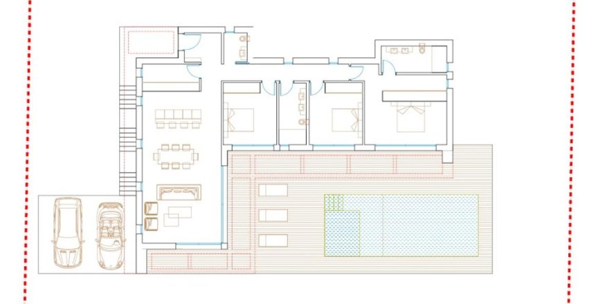 Villa in Calpe, Alicante, Spain 3 bedrooms, 176 sq.m. No. 100761