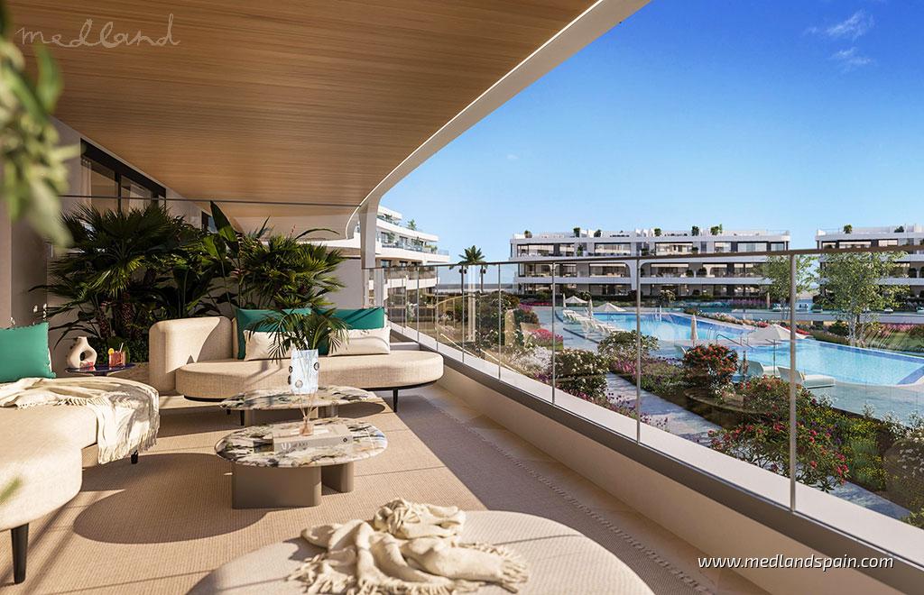 Apartment à Estepona, Malaga, Espagne 3 chambres, 143 m2 No. 105180