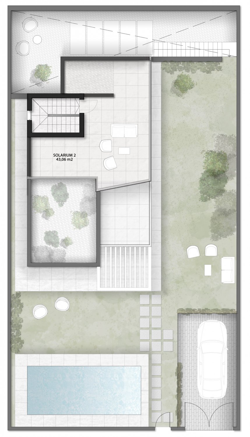 Villa i Finestrat, Alicante, Spanien 3 sovrum, 128 kvm. Nr. 87445