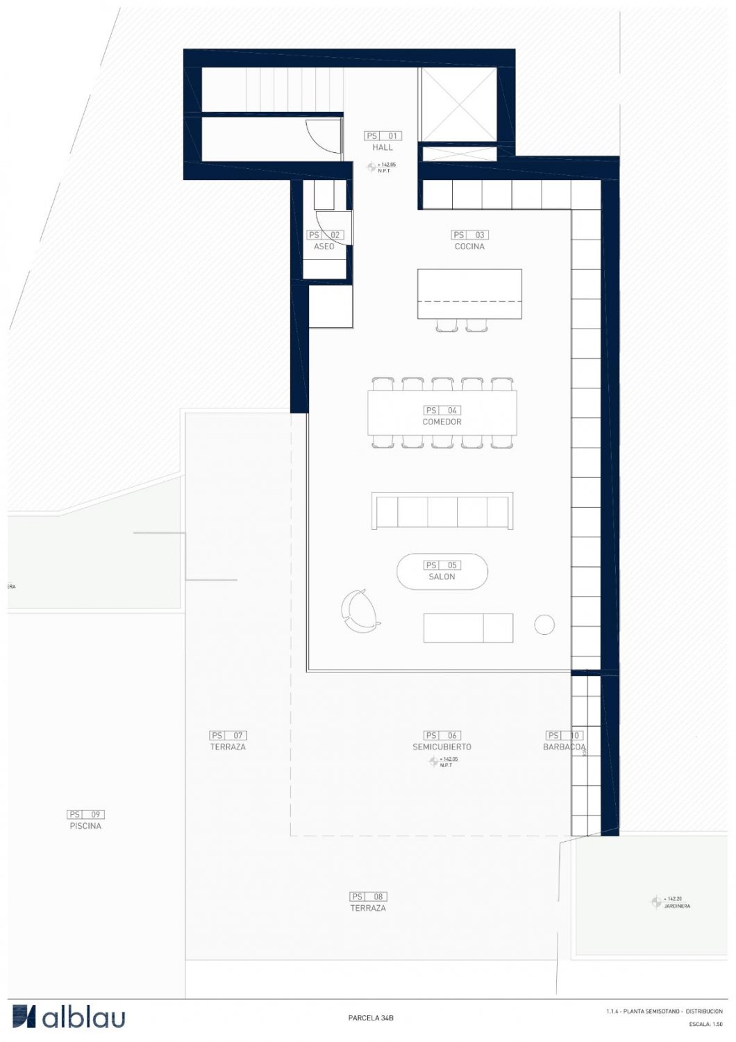 Villa en Benissa, Alicante, España 4 dormitorios, 330 m2 No. 86736