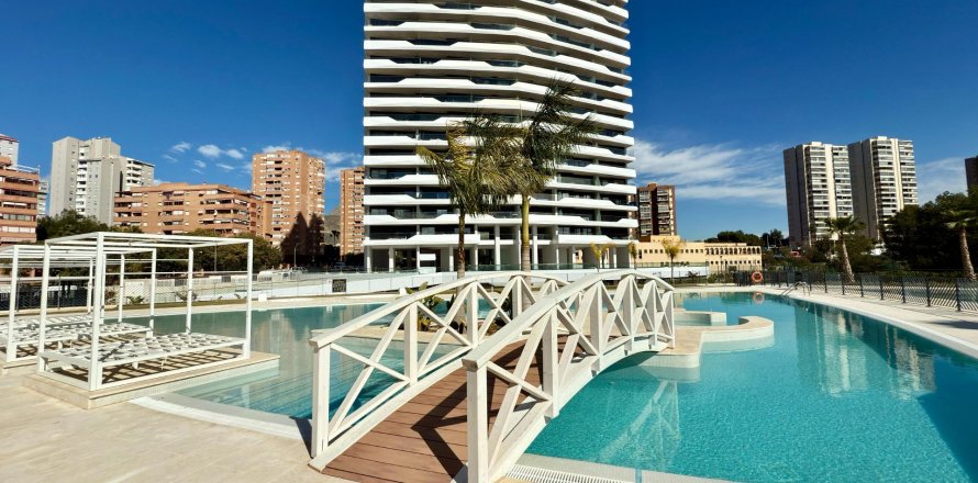 Квартира Бенидорм, Аликанте, Испания 2 спальни, 95м2 №113538