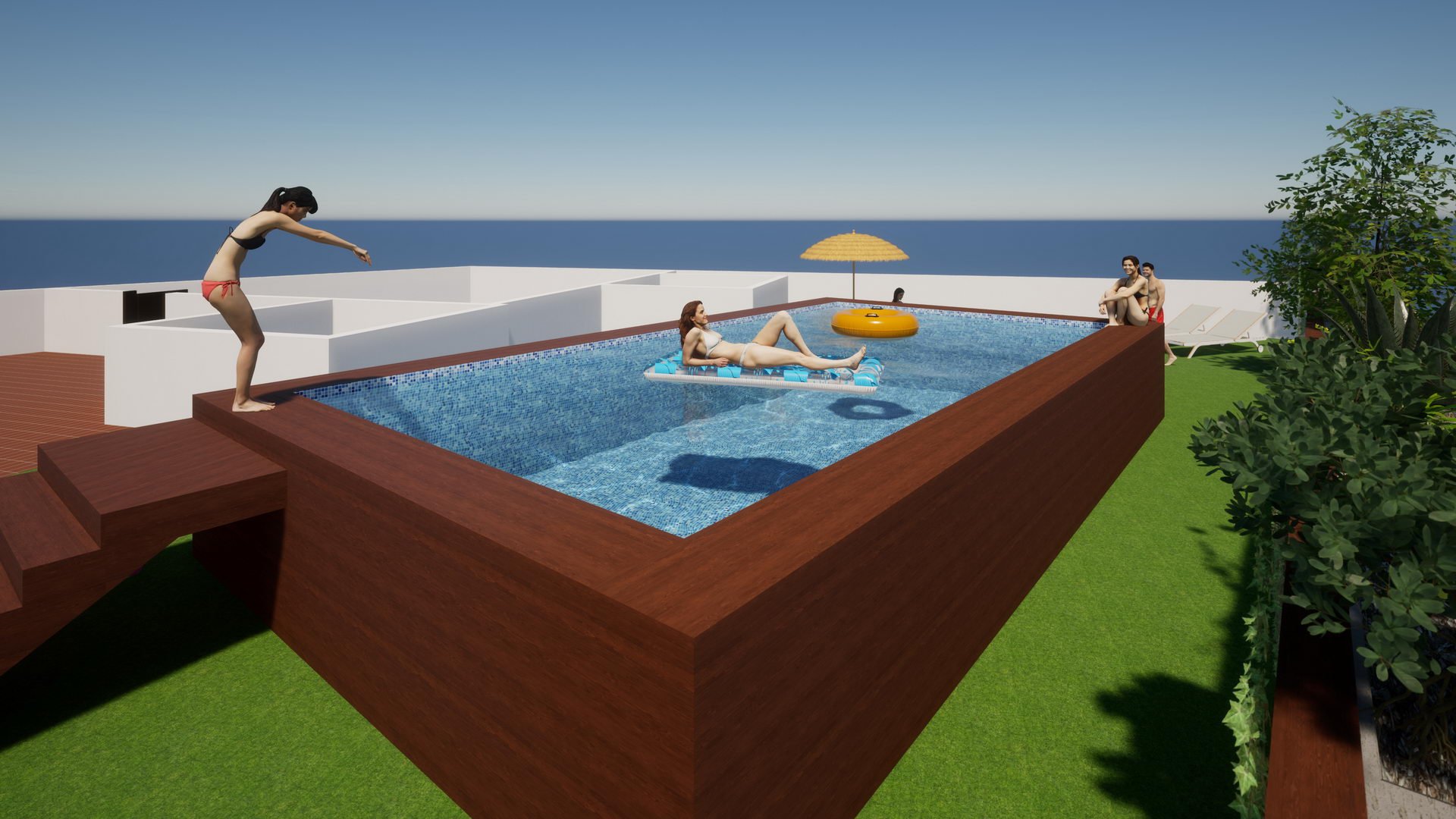 Apartment in Polonia X, Torrevieja, Alicante, Spa, 1 bedroom, 56.59 sq.m. No. 91781