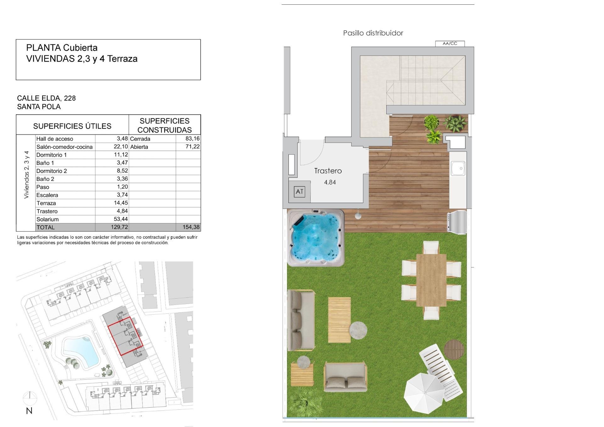 Penthouse in Santa Pola, Alicante, Spain 2 bedrooms, 146 sq.m. No. 103437
