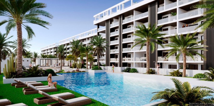 Apartment Torrevieja, Alicante, Spain 2 bedrooms, 60 sq.m. No. 110102