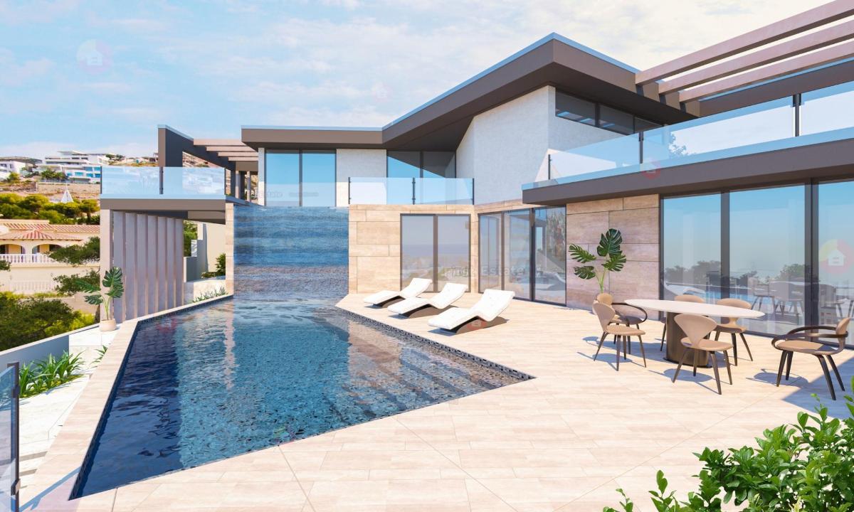 Villa a Cumbre Del Sol, Alicante, Spagna 4 camere da letto, 451 mq. N° 112980