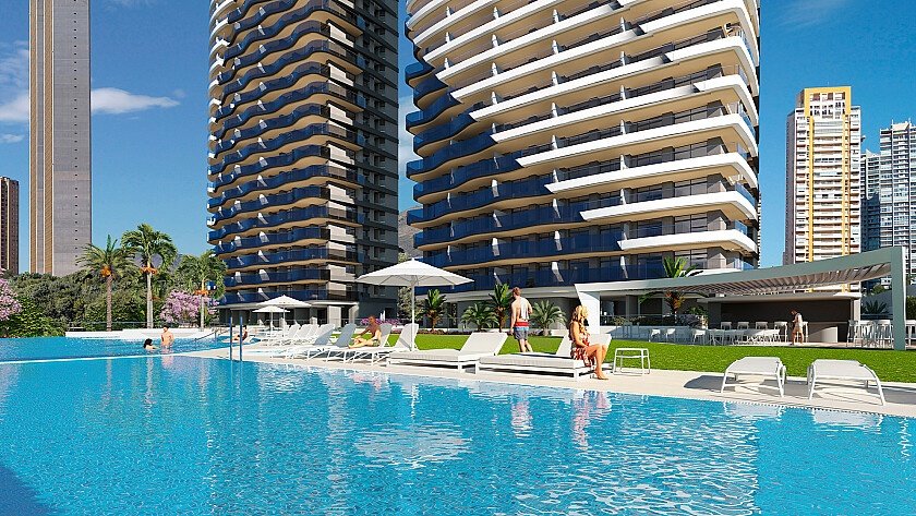 Apartament w Benidorm, Alicante, Hiszpania 2 sypialnie, 86 mkw. nr 103327