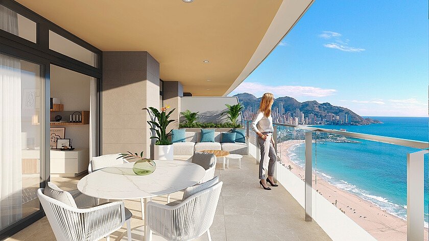 Apartament w Benidorm, Alicante, Hiszpania 2 sypialnie, 86 mkw. nr 103327