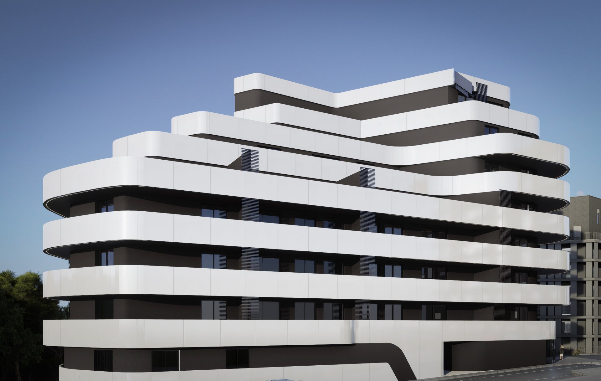 Penthäuser in Calpe, Alicante, Spanien 1 Schlafzimmer, 53 m2 Nr. 110792