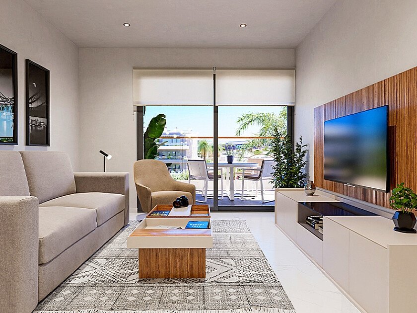 Apartament w La Mata, Alicante, Hiszpania 1 sypialnia, 47 mkw. nr 103412