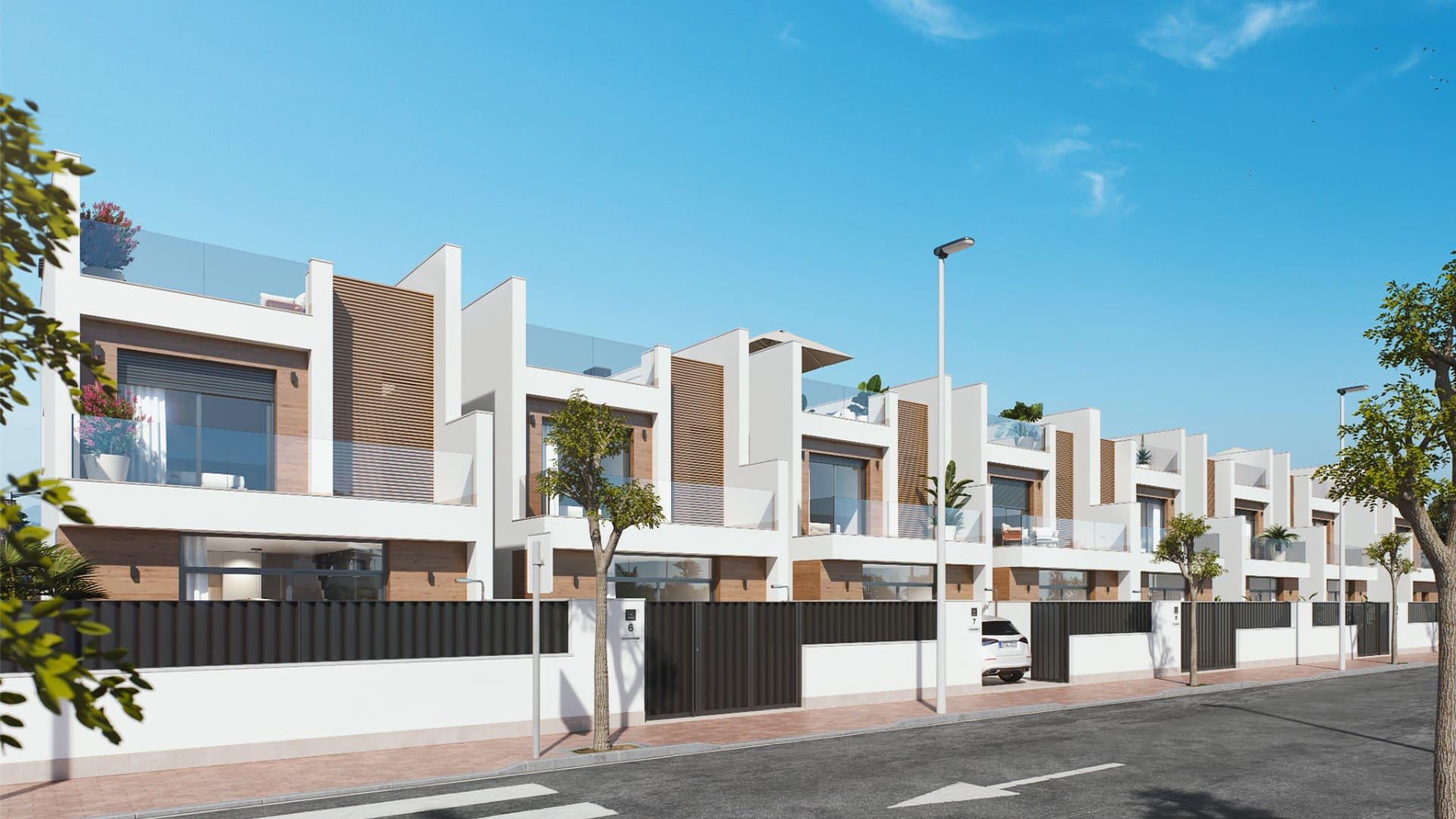 Villa in Residencial Jacaranda, San Pedro del Pinatar, Murcia, Spa, 3 bedrooms, 107.41 sq.m. No. 90827