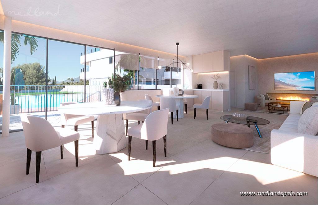 Lägenhet i Marbella, Malaga, Spanien 3 sovrum, 133 kvm. Nr. 104958