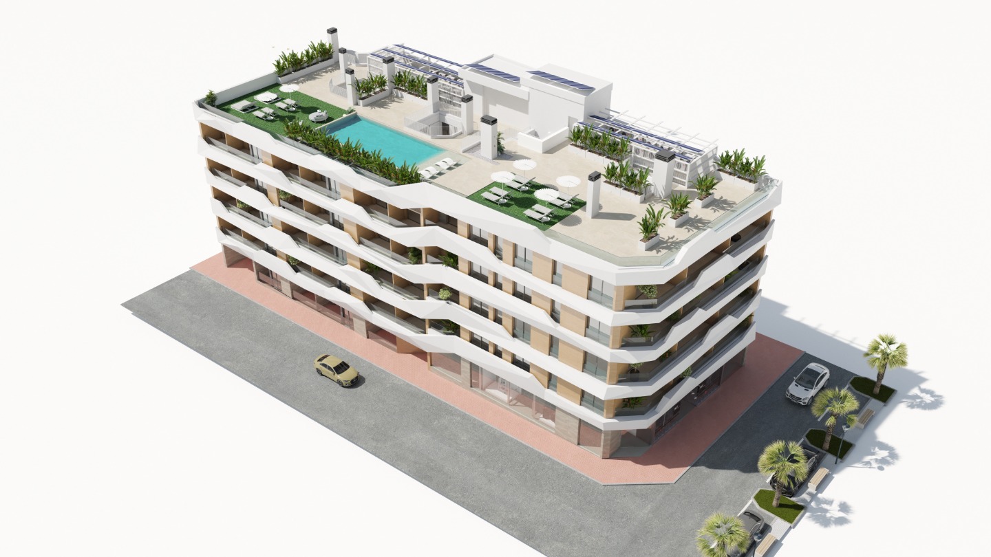 Dzīvoklis Guardamar del Segura, Alicante, Spānijā 3 istabas, 88 m2 Nr. 100350