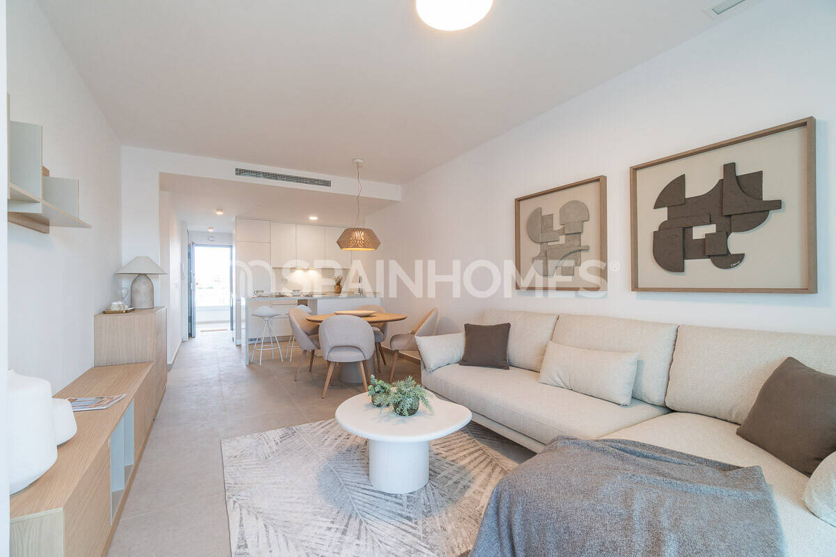 Квартира в Ориуэла, Аликанте, Испания 2 спальни, 73м2 №49112