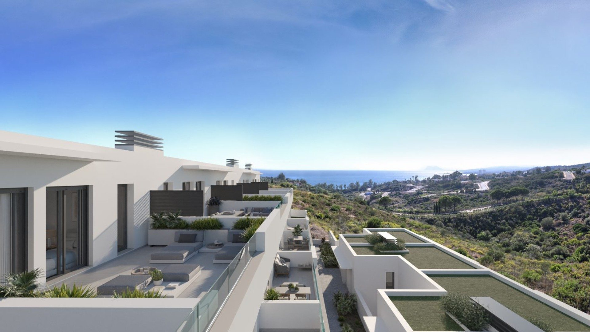 Таунхаус в Blue View Heights, Манильва, Малага, Испания 4 спальни, 121м2 №93948