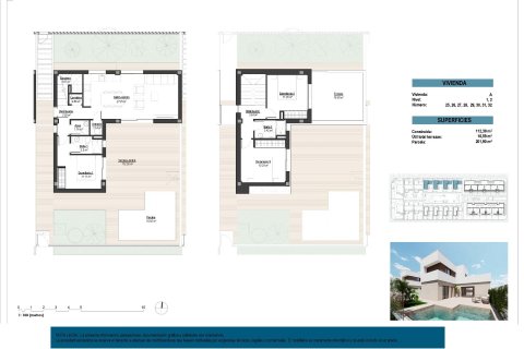 Villa zum Verkauf Los Alcazares, Murcia, Spanien 3 Schlafzimmer, 112 m2 Nr. 117581 - Foto 12