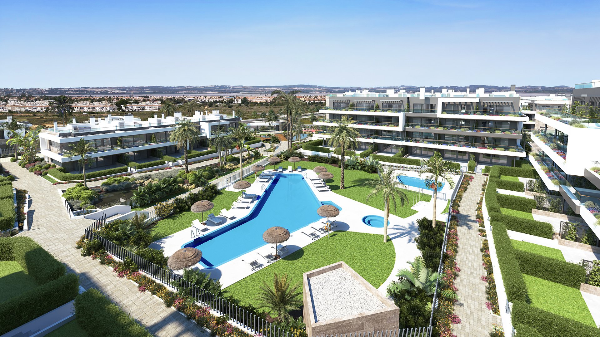 Huoneisto Torrevieja, Alicante, Espanja 1 makuuhuone, 86 m2 No. 89391