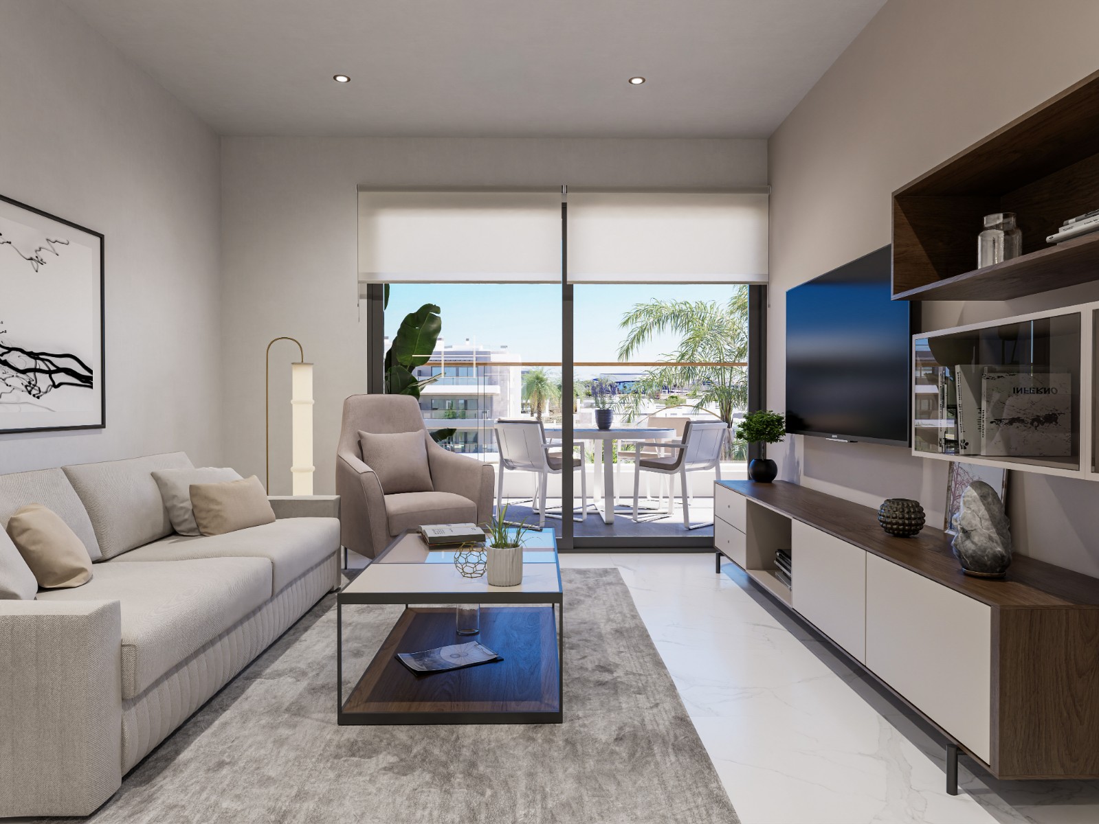 Huoneisto Torrevieja, Alicante, Espanja 1 makuuhuone, 86 m2 No. 89391