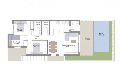 Appartamento in vendita Finestrat, Alicante, Spagna 3 camere da letto, 139 mq. N° 101548 - foto 1