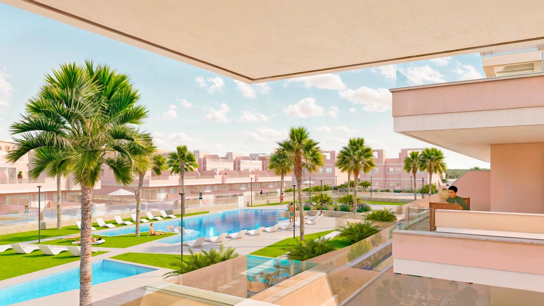 Wohnung in Pilar de la Horadada, Alicante, Spanien 3 Schlafzimmer, 100 m2 Nr. 112415