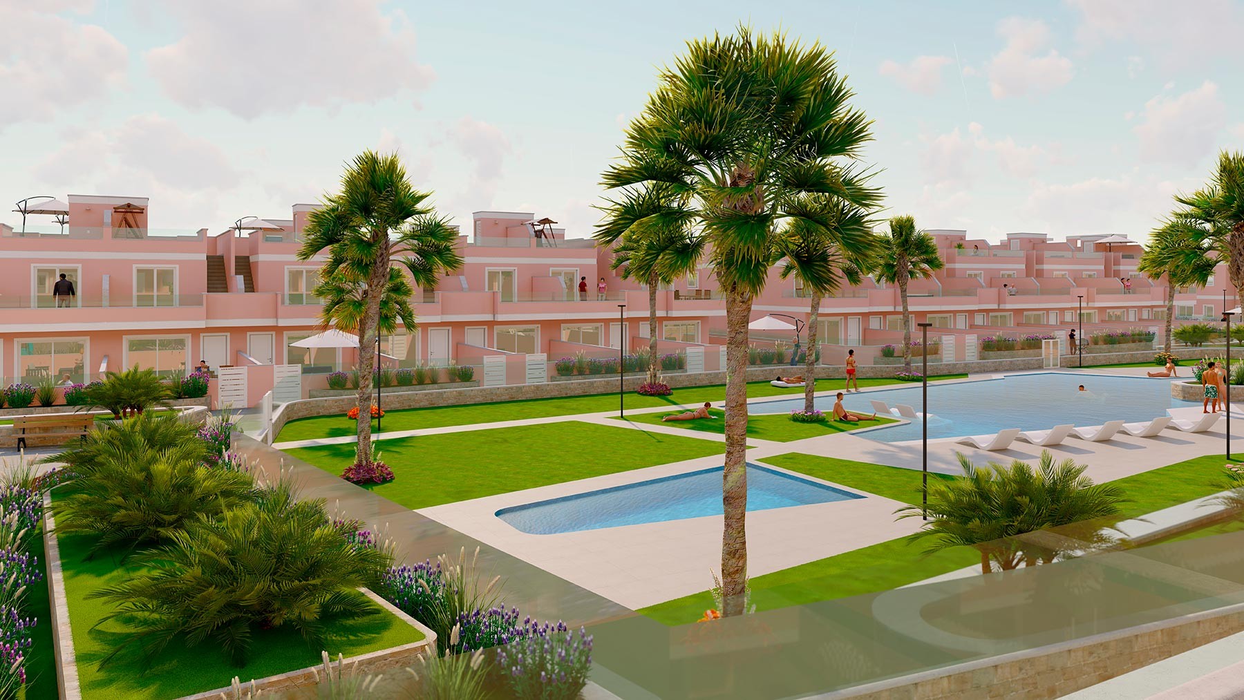 Wohnung in Pilar de la Horadada, Alicante, Spanien 3 Schlafzimmer, 100 m2 Nr. 112415