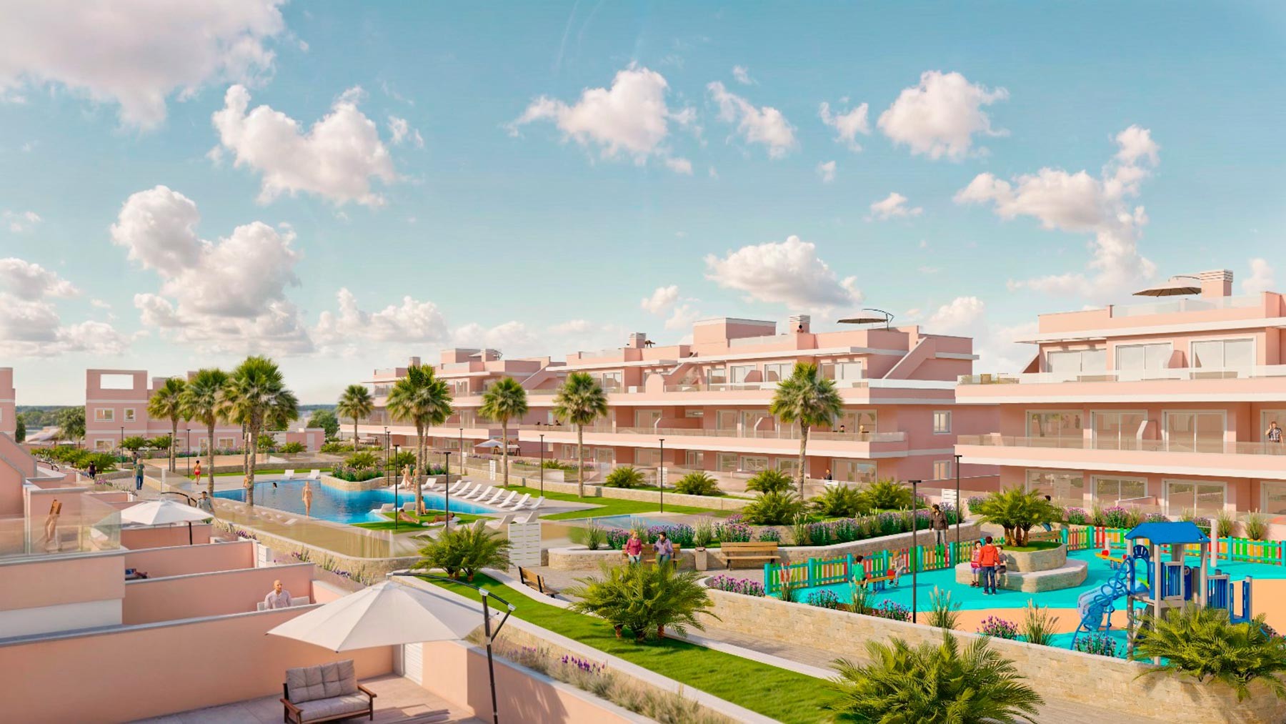 Wohnung in Pilar de la Horadada, Alicante, Spanien 3 Schlafzimmer, 100 m2 Nr. 112415
