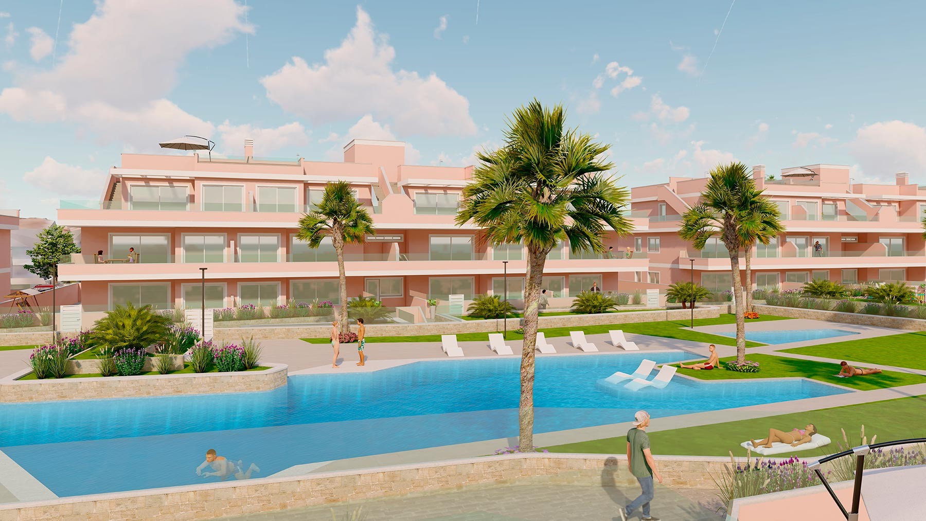 Wohnung in Pilar de la Horadada, Alicante, Spanien 3 Schlafzimmer, 100 m2 Nr. 112415