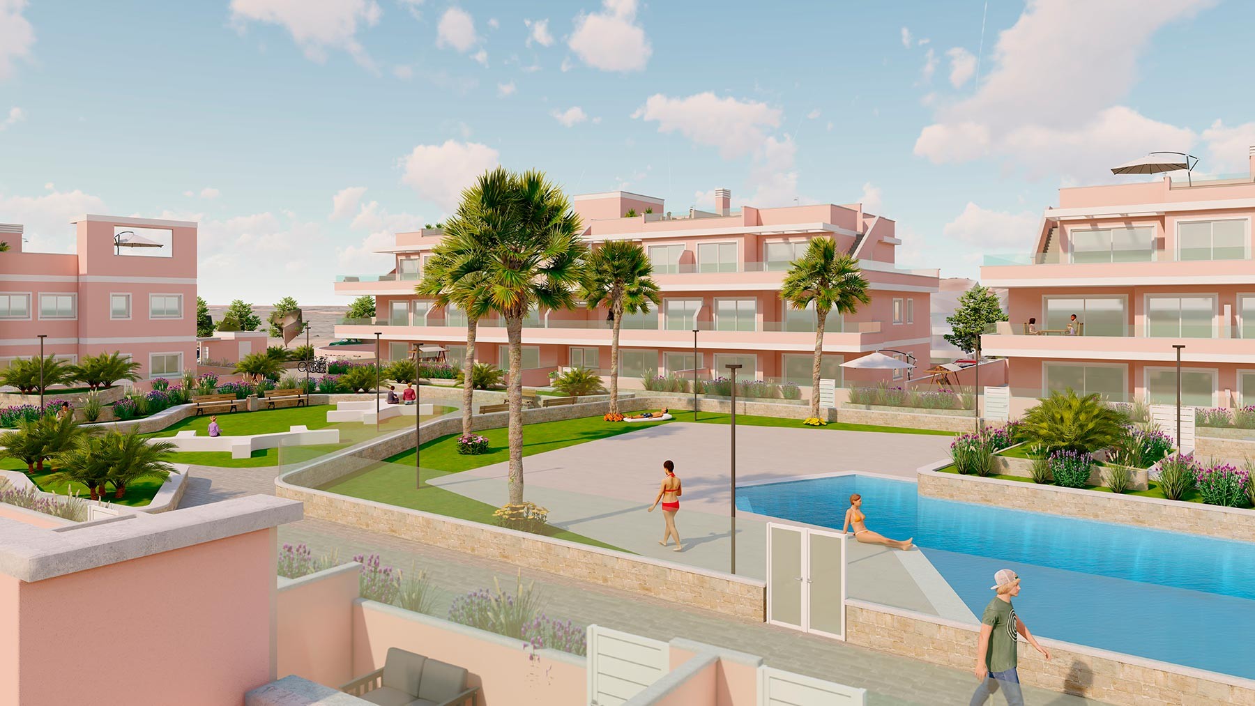 Wohnung in Pilar de la Horadada, Alicante, Spanien 3 Schlafzimmer, 100 m2 Nr. 112415