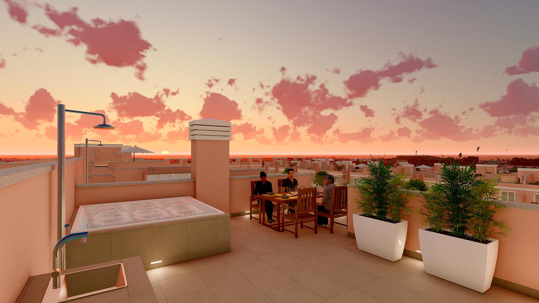 Wohnung in Pilar de la Horadada, Alicante, Spanien 3 Schlafzimmer, 100 m2 Nr. 112415