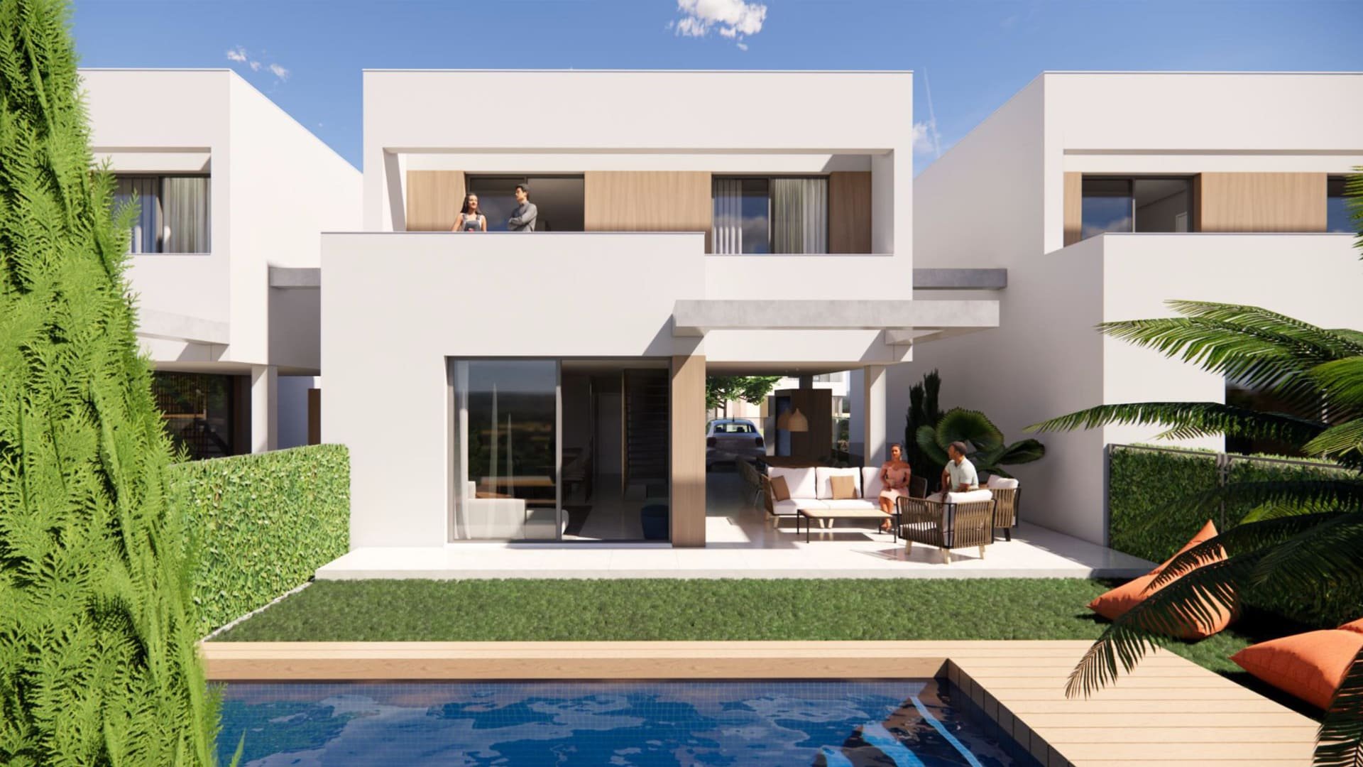 Villa in Seven Lakes, Santa Rosalia, Murcia, Spain 3 bedrooms, 119.32 sq.m. No. 91087