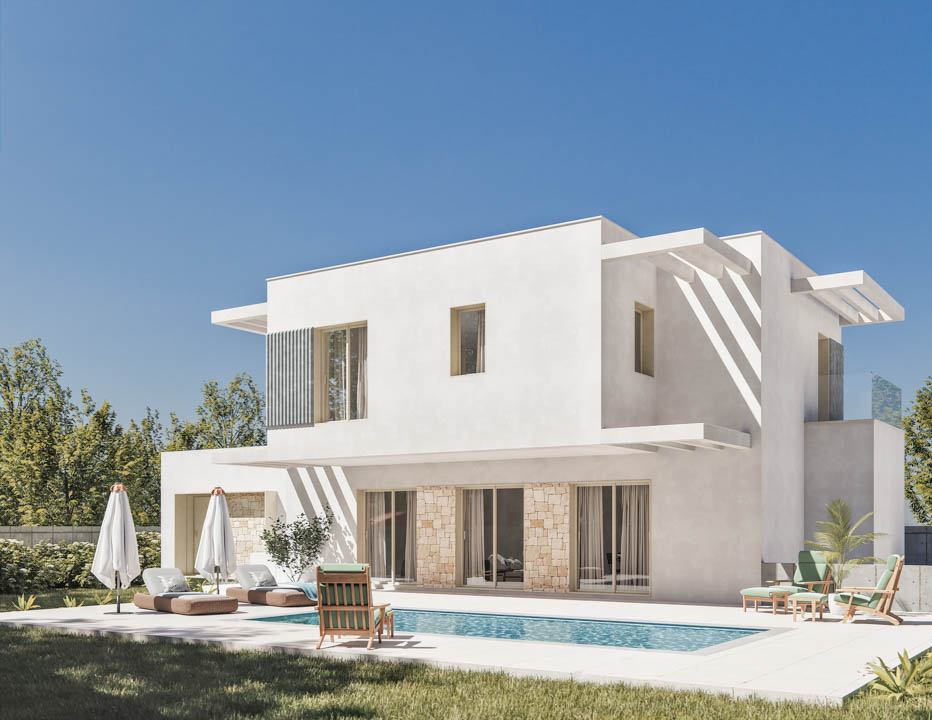 Villa i Finestrat, Alicante, Spanien 3 sovrum, 252 kvm. Nr. 84684