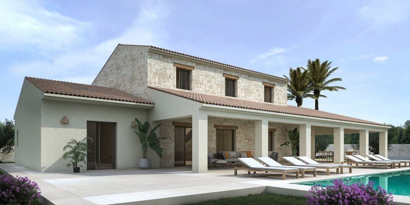Villa i Moraira, Alicante, Spanien 4 sovrum, 346 kvm. Nr. 103508