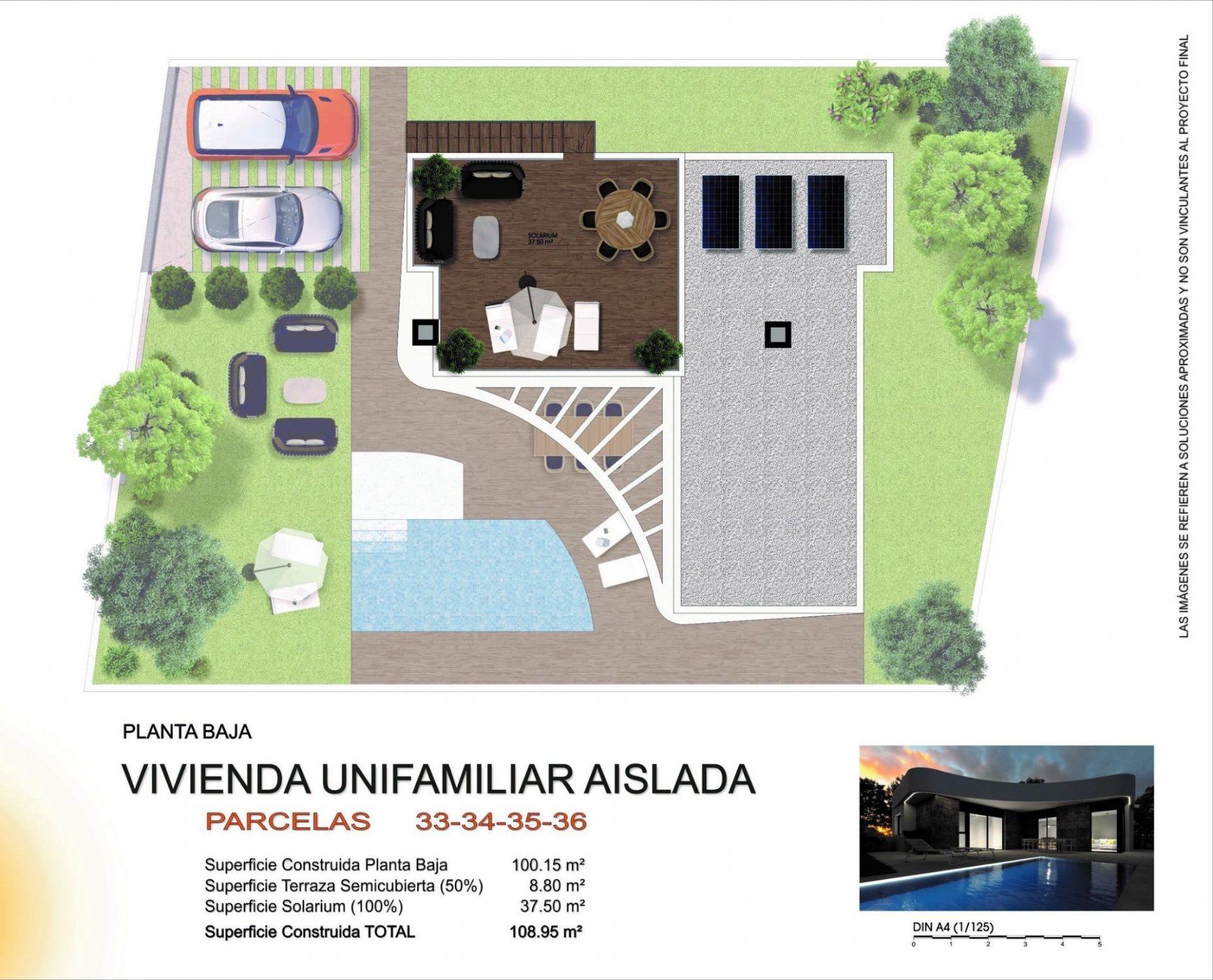 Huvila Los Montesinos, Alicante, Espanja 3 makuuhuonetta, 108 m2 No. 103507