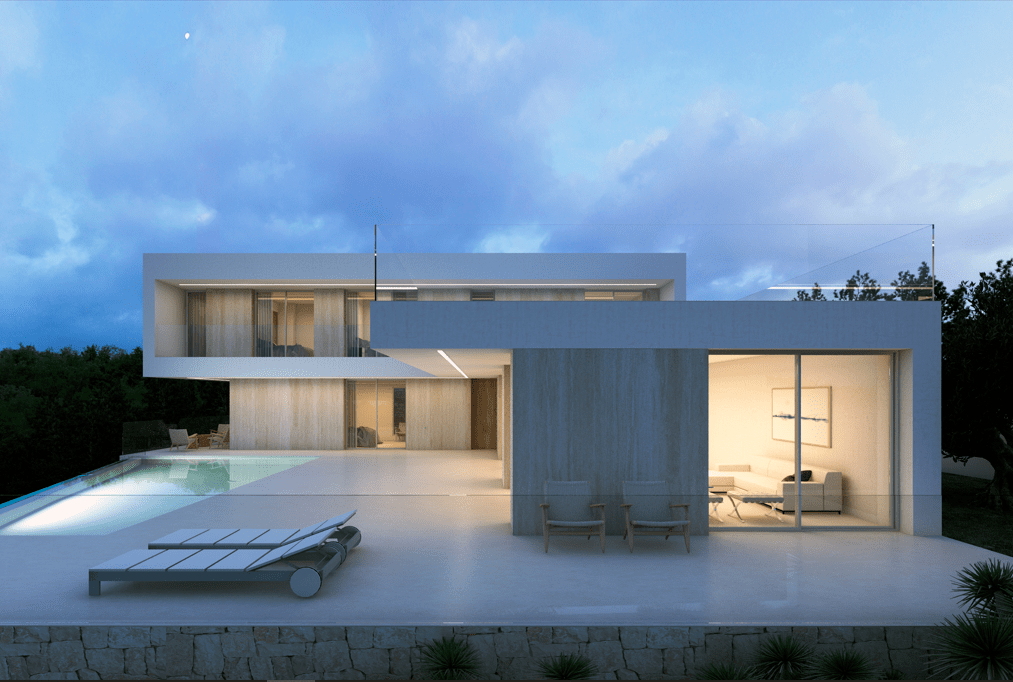 Villa i Benissa, Alicante, Spanien 4 sovrum, 705 kvm. Nr. 88965