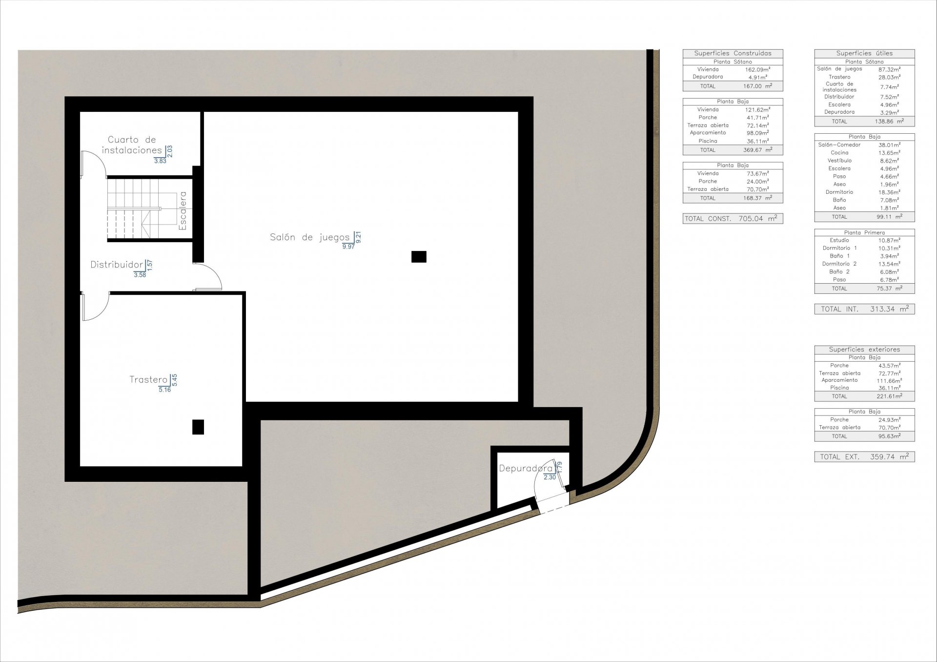Villa i Benissa, Alicante, Spanien 4 sovrum, 705 kvm. Nr. 88965