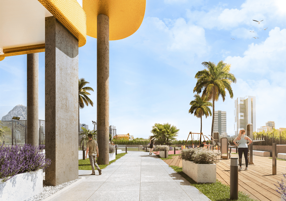 Lägenhet i Calpe, Alicante, Spanien 3 sovrum, 145 kvm. Nr. 88956