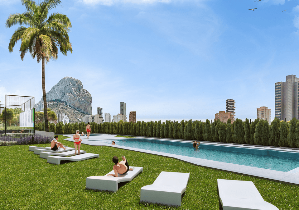 Lägenhet i Calpe, Alicante, Spanien 3 sovrum, 145 kvm. Nr. 88956