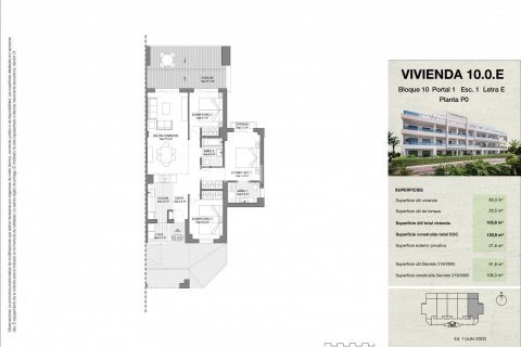 Huoneisto myytävänä Mijas, Malaga, Espanja, 2 makuuhuonetta, 97 m2 No. 57246 - kuva 14