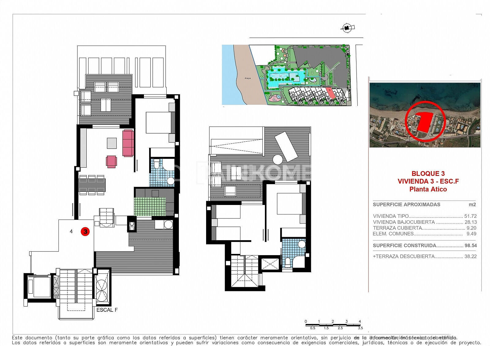 Lägenhet i Denia, Alicante, Spanien 2 sovrum, 80 kvm. Nr. 92025