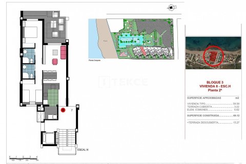 Huoneisto myytävänä Denia, Alicante, Espanja, 2 makuuhuonetta, 80 m2 No. 92025 - kuva 25