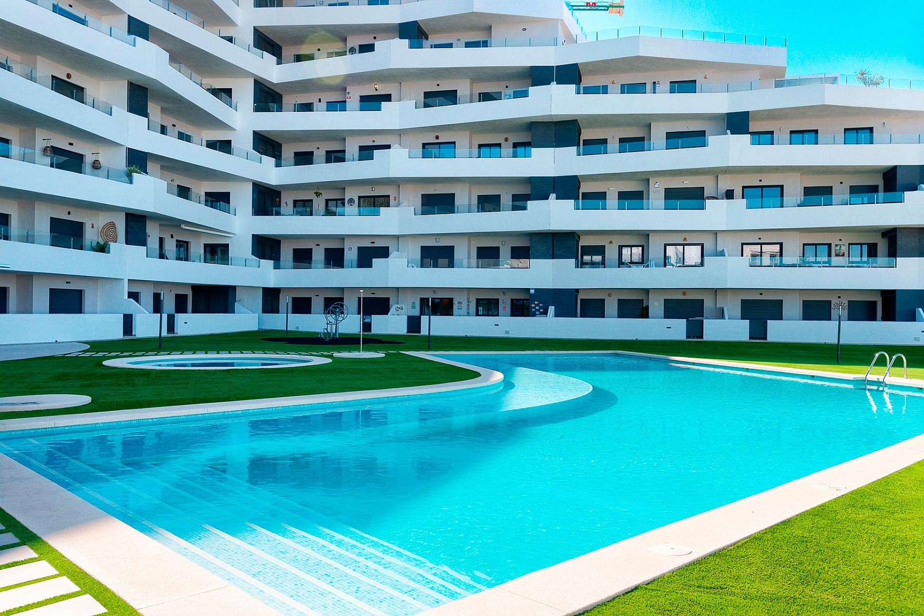 Lägenhet i San Miguel de Salinas, Alicante, Spanien 2 sovrum, 65 kvm. Nr. 112292