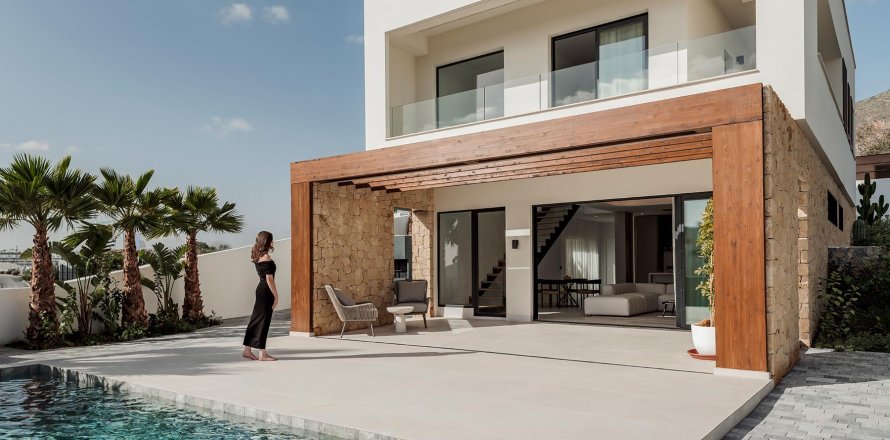 Villa Finestrat, Alicante, Spanien 4 sovrum, 208 kvm. Nr. 83982