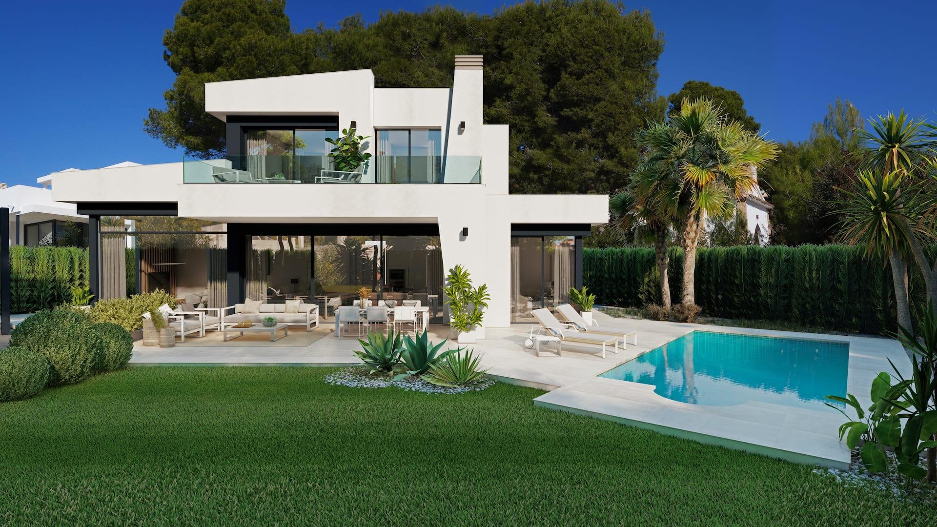 Villa en Benissa, Alicante, España 3 dormitorios, 476 m2 No. 88962