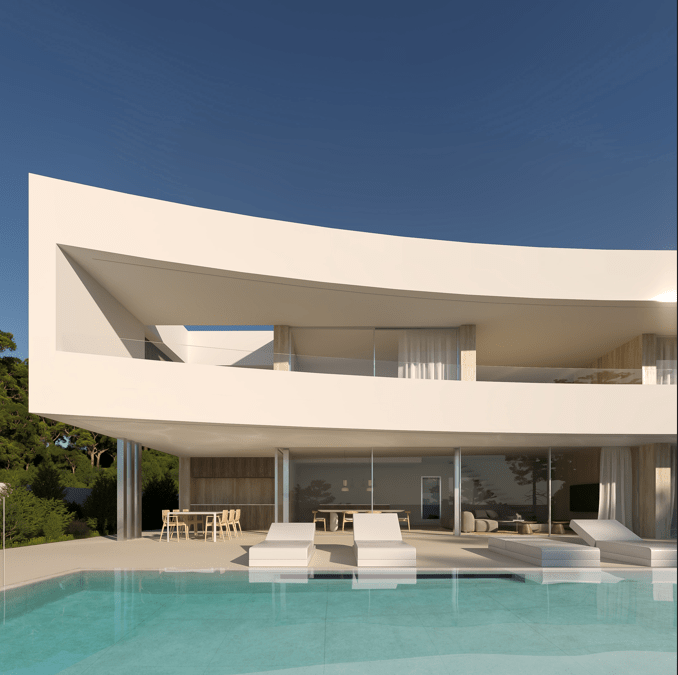 Villa Moraira, Alicante, Spānijā 4 istabas, 423 m2 Nr. 88963