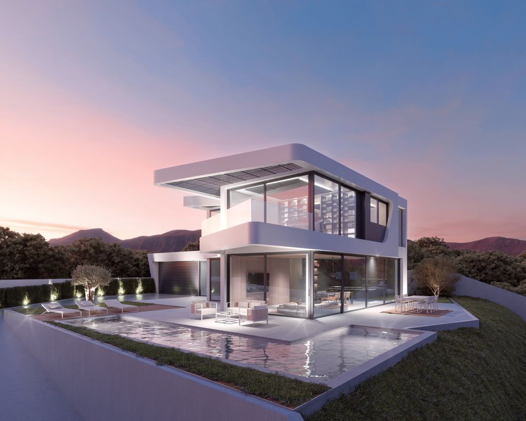 Villa a Altea, Alicante, Spagna 3 camere da letto, 220 mq. N° 84696