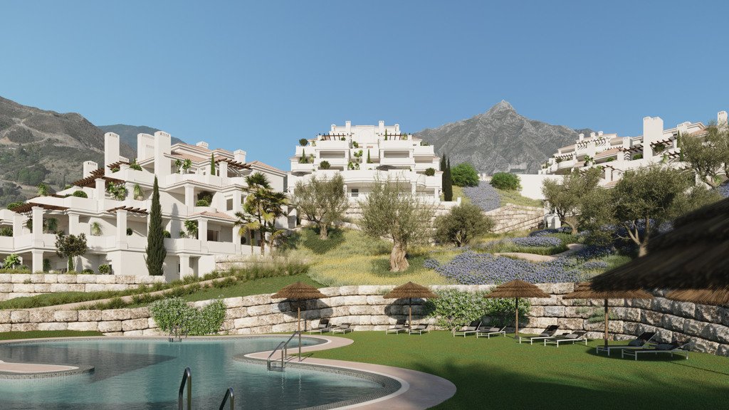 Penthauss Marbella, Malaga, Spānijā 2 istabas, 106 m2 Nr. 88349