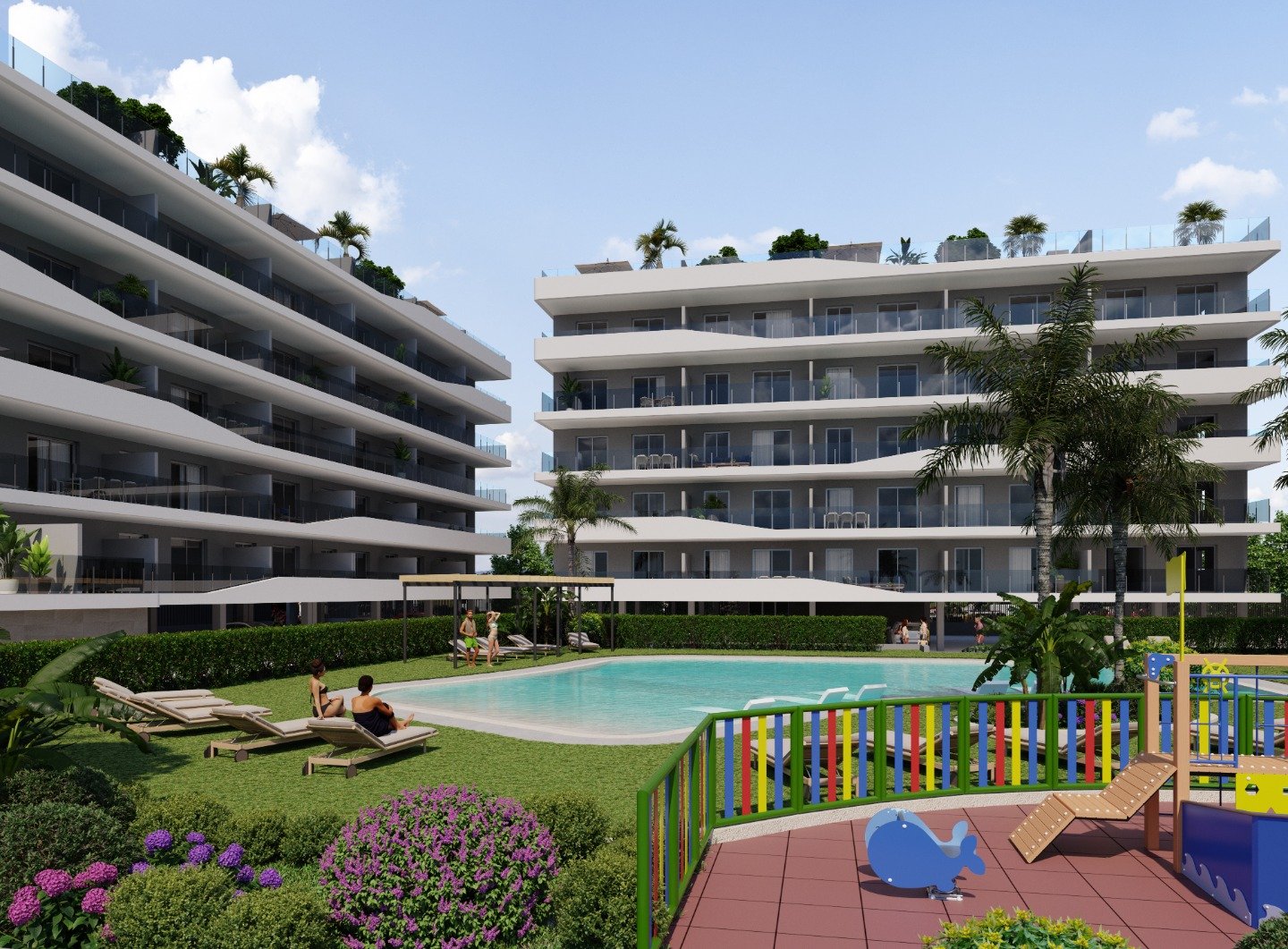 Apartment in Santa Pola, Alicante, Spain 2 bedrooms, 100 sq.m. No. 90053
