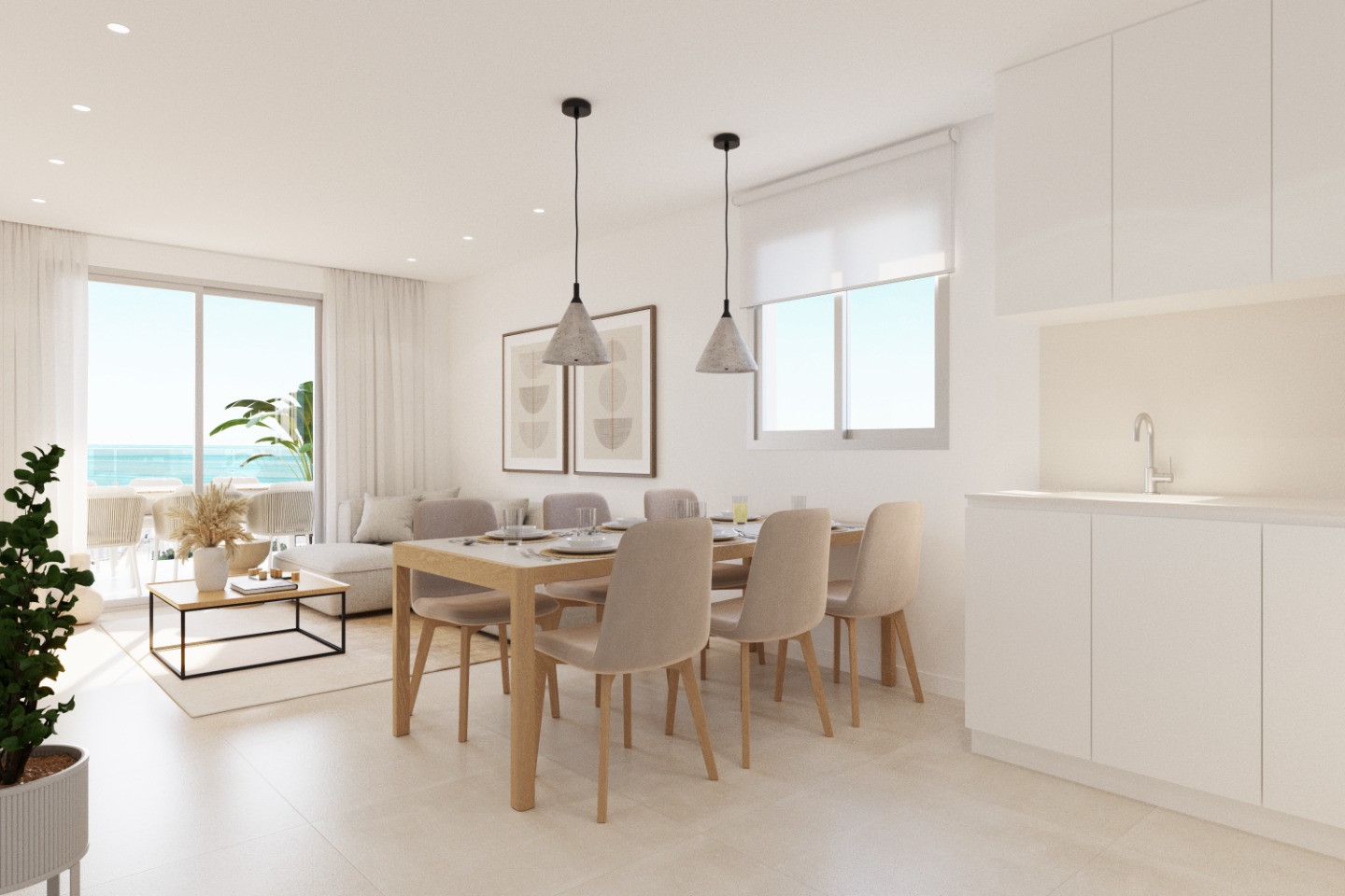 Apartment in Santa Pola, Alicante, Spain 2 bedrooms, 100 sq.m. No. 90053